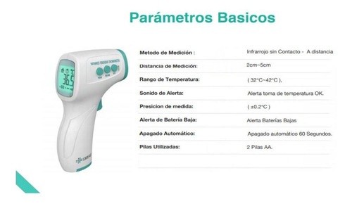 Termómetro Digital Infrarrojo
