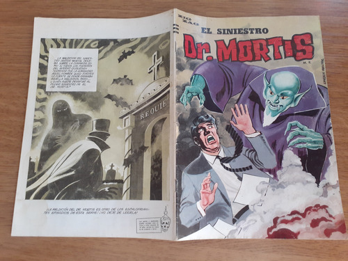 Cómic El Siniestro Dr Mortis Número 3 Editorial Zig Zag (Usado)