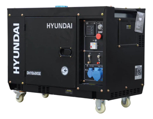 Generador Hyundai Insonoro 6.3 Kw. 220 V. Diesel P.electrica