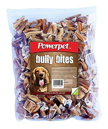 Powerpet Bully Stick Bites 1lb Dog Treats Natural