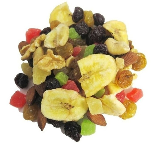 Mix Frutos Secos Almendras Nueces Banana Papaya Tropical 1kg