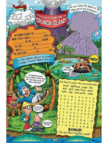 Cap'n Crunch Sweetened Corn & Oat Cereal 360g 4cajas