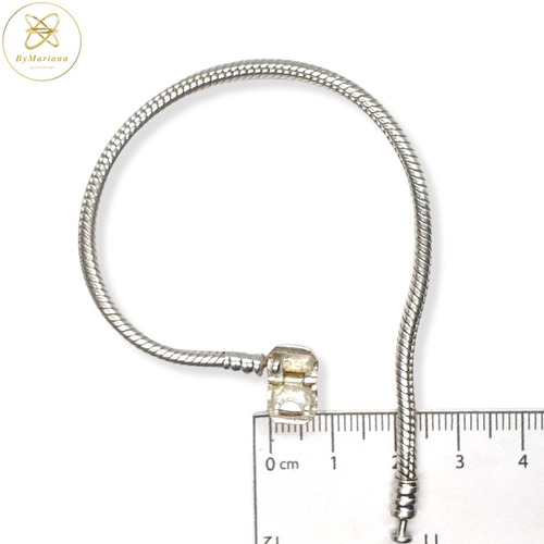 Imagen 4 de 5 de Pulsera Plata Especial Para Dijes Pasantes