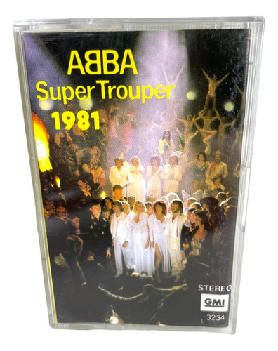 Cassette Original Abba Super Trouper 1981 Vintage Nuevo