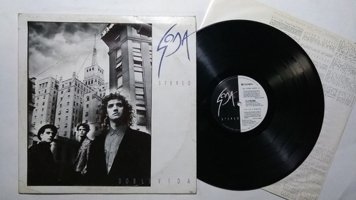 Soda Stereo Doble Vida Lp 1ra Edicion 1988 Con Cancionero