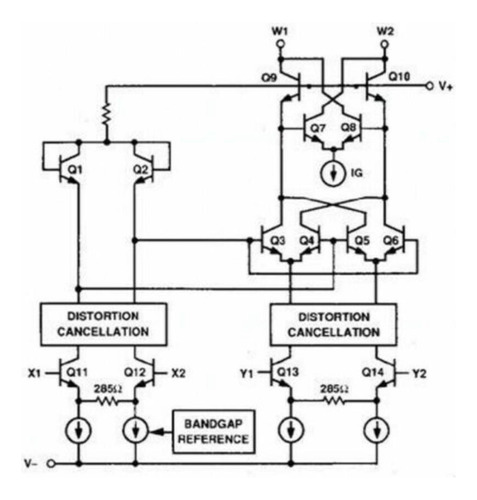 Ad834 Multiplicador Analógico Mixer Multiplicador De
