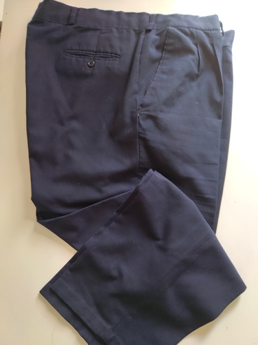 Pantalón Talle 58 Regular Fit Azul/ Buen Estado - De Vestir