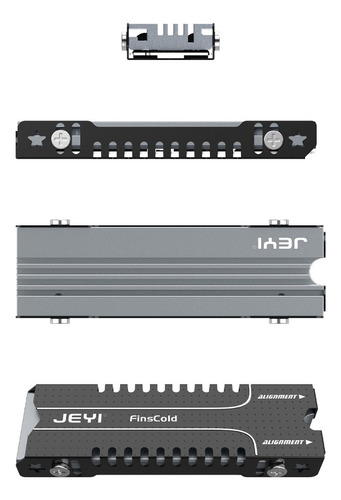 Jeyi M.2 Disipador De Calor Ssd 2280 Nvme Radiador Aluminio