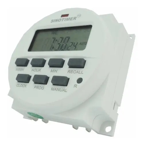 Temporizador Digital Sinotimer 16A Programável com LCD