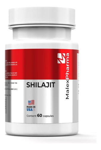 Shilajit 1000mg - Antioxidante 60 Capsulas | Malex Pharma