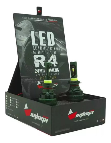 Kit Luces Focos Led Chip Csp 48w 18000 L Lupa Imloya R4-h7