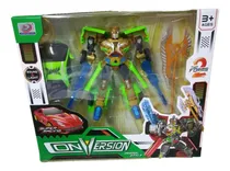 Comprar Muñeco Robot 17cm Transformable Conversion Auto Luz Sonido