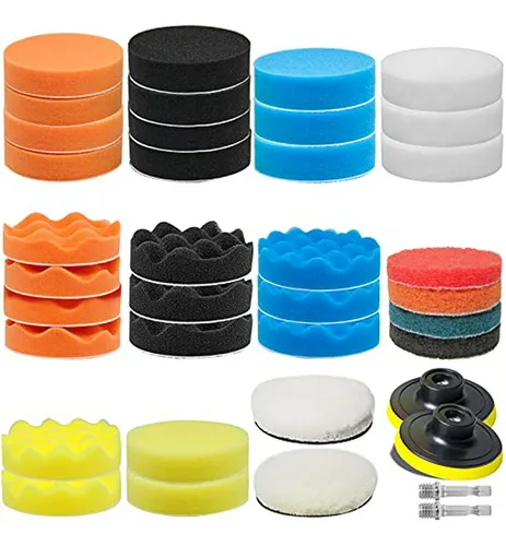 Kit 38 Piezas De Almohadillas De Pulido Para Autos 3 - Goh