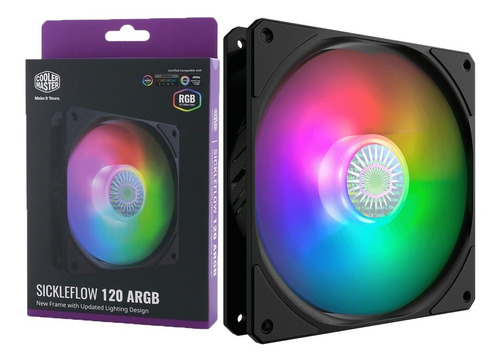 Fan Cooler Master 120mm Sickleflow Led Argb