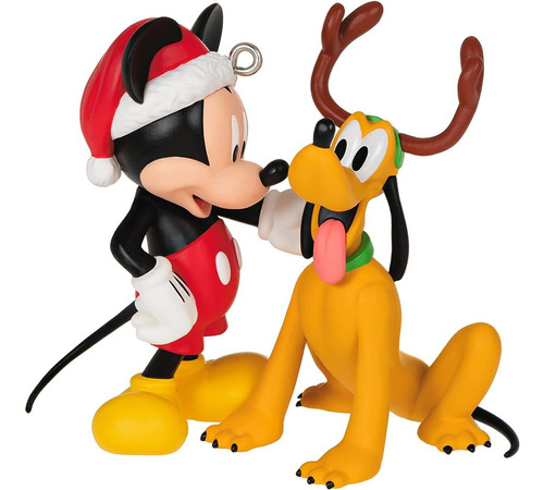 Adorno Navidad 2022, Disney Mickey Mouse Y Pluto