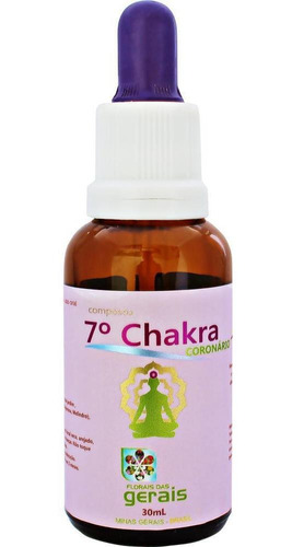 Composto Floral 7º Chakra Coronário Florais Das Gerais 30ml