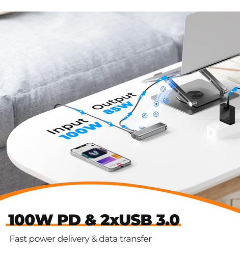 Tobenone Usb C Laptop Docking Station Soporte Para Macboo...