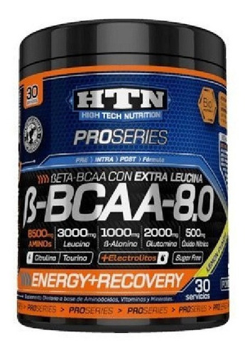 Bcaa Htn 8.0 Aminoacido Con Glutamina Oxido Nitrico