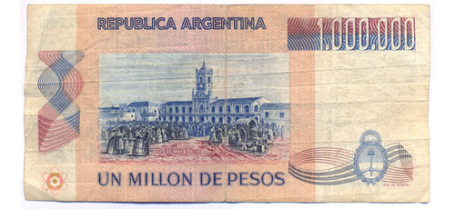 Híper Lote De 17 Billetes Pesos Ley Incluye 1 Millón B 2513 (Usado)