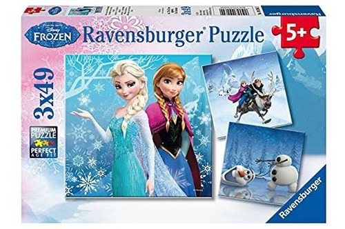 Caja De Rompecabezas Ravensburger Disney Frozen Winter Adven
