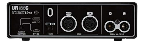 Interfaz De Audio Steinberg Ur22c 2x2 Usb 3 0 Con Cubase Ai
