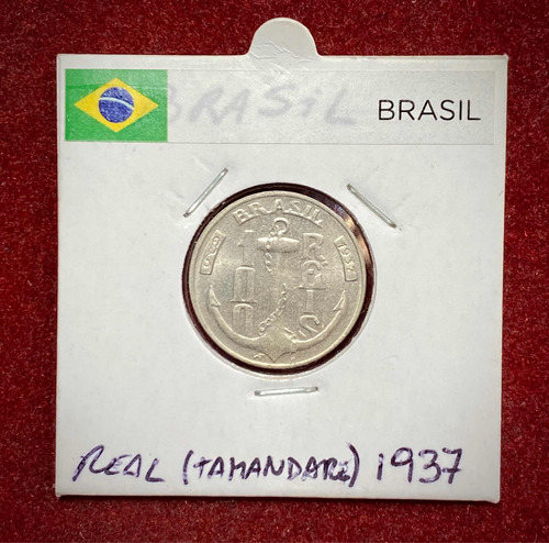 Moneda 100 Reís Brasil 1937 Km 526 Marqués De Tamandare