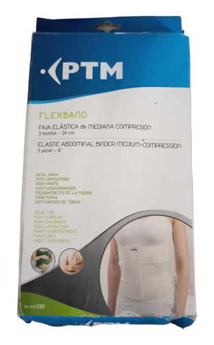 Faja Ptm Flexband Compresión Media 3 Bandas