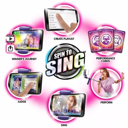 Microfono Profesional Para Niña,canto Karaoke,bailar Actuar