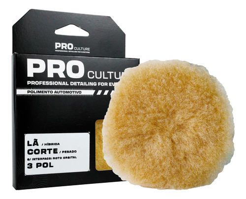 Boina De Lã Híbrida Sem Interface Pro Culture Corte - 3 Pol