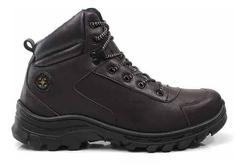 Bota Coturno Masculina Adventure Engenheiro Macia Segurança