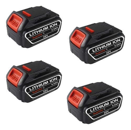 Volt1799 4 Pack 6.0ah Dcb206 Reemplazo De Batería Máxita 20v