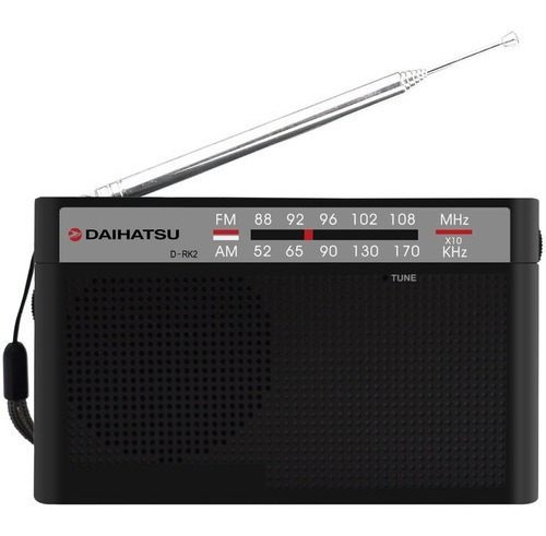 Radio Portatil Pocket Daihatsu D-rk 2 Negro