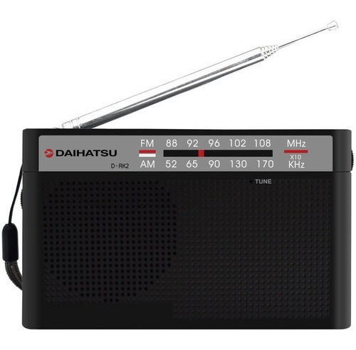 Imagen 1 de 1 de Radio Portatil Pocket Daihatsu D-rk 2 Negro