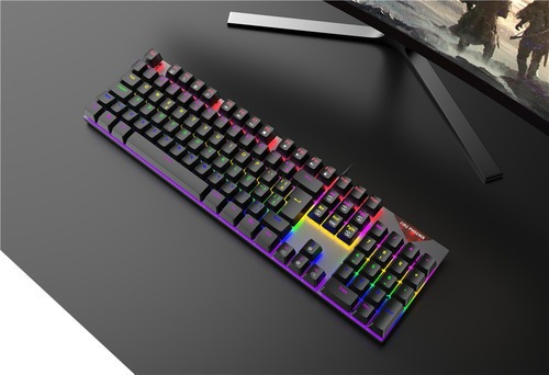 Kit Teclado E Mouse Fire Phoenix Be-k2 Preto Rgb Preto Preto