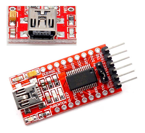 Modulo Adaptador Serie Usb A Serial Ttl Ftdi Ft232rl 3.3v 5v