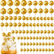 Comprar 120 Bolas Decoración De Tartas\u002Fpastel\u002Fcumpleaño Cake Toppers