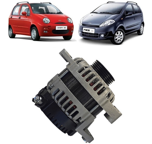 Alternador Chery Qq & Face 1.1 1.3 - 4 Furos 75a
