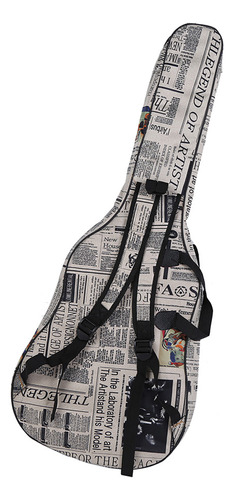 Bolsa De Almacenamiento Para Guitarra Oxford Folk Newspaper,