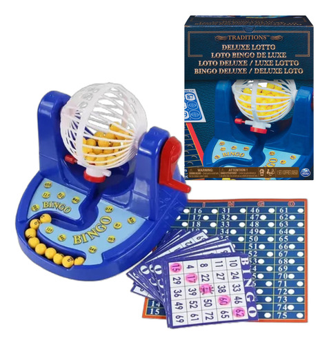 Bingo Deluxe C/bolillero Plastico 98375 Spin Master