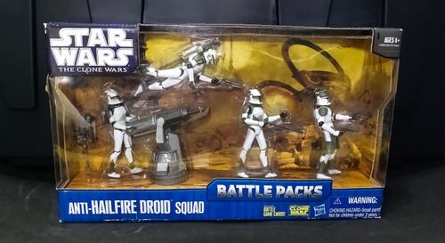 Star Wars Battle Packs: Anti Hailfire Droid Squad (Usado)
