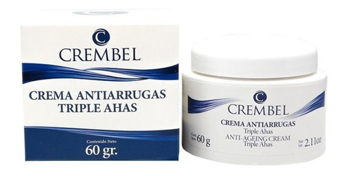 Crema Antiarrugas Con Triple Ahas Crembel 60grs