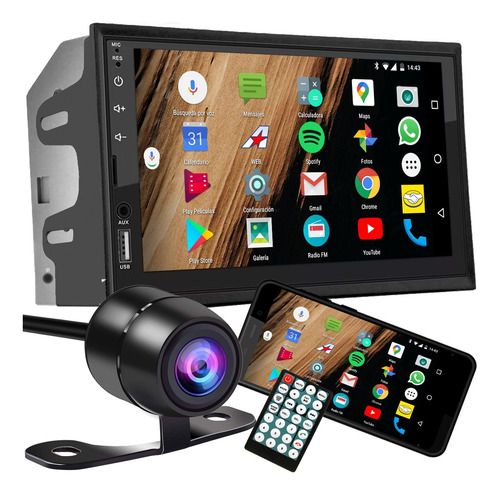 Imagen 1 de 11 de Pantalla Tactil Estereo Mirror Gps P/ Fox Polo 307 + Camara