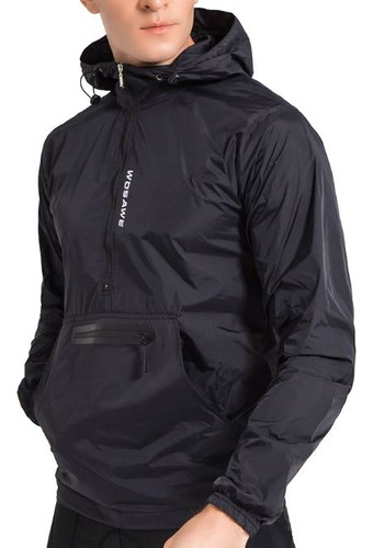 Campera Rompeviento Impermeable Con Capucha Importada