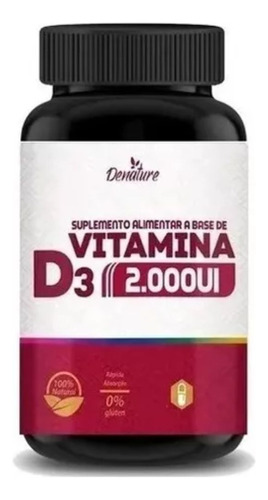 Vitamina D3 2000 Ui Colecalciferol 100 Capsulas