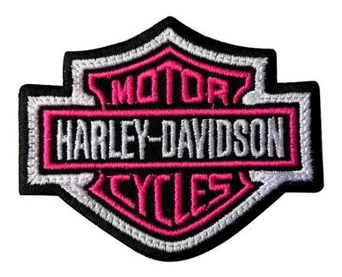 Logo Harley Davidson Bordado En Colores Femeninos Para Dama 