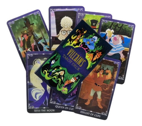 Tarot Villains Villanos Disney-alternativo + Instructivo Pdf