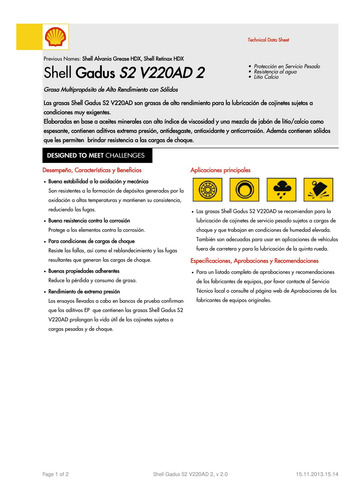 Grasa Shell Gadus S2 V220 Ad 2 18kg