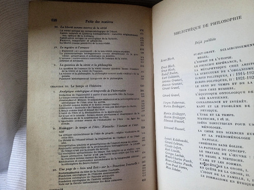 Heidegger Et Experience De La Pensee Henri Birault Gallimard
