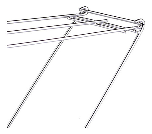 Toallero De Piso Plegable De Acero Inoxidable En Forma De Z,