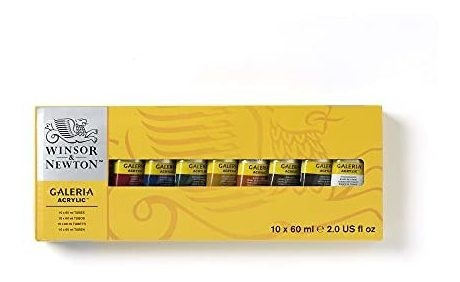 Pintura - Winsor & Newton Galeria Acrylic Paint 60ml 10-pkg-